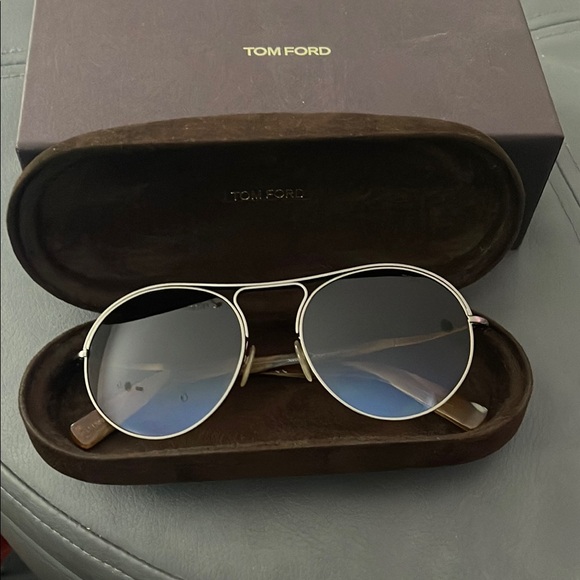 Tom Ford Black and Silver Sunglasses - Picture 1 of 4